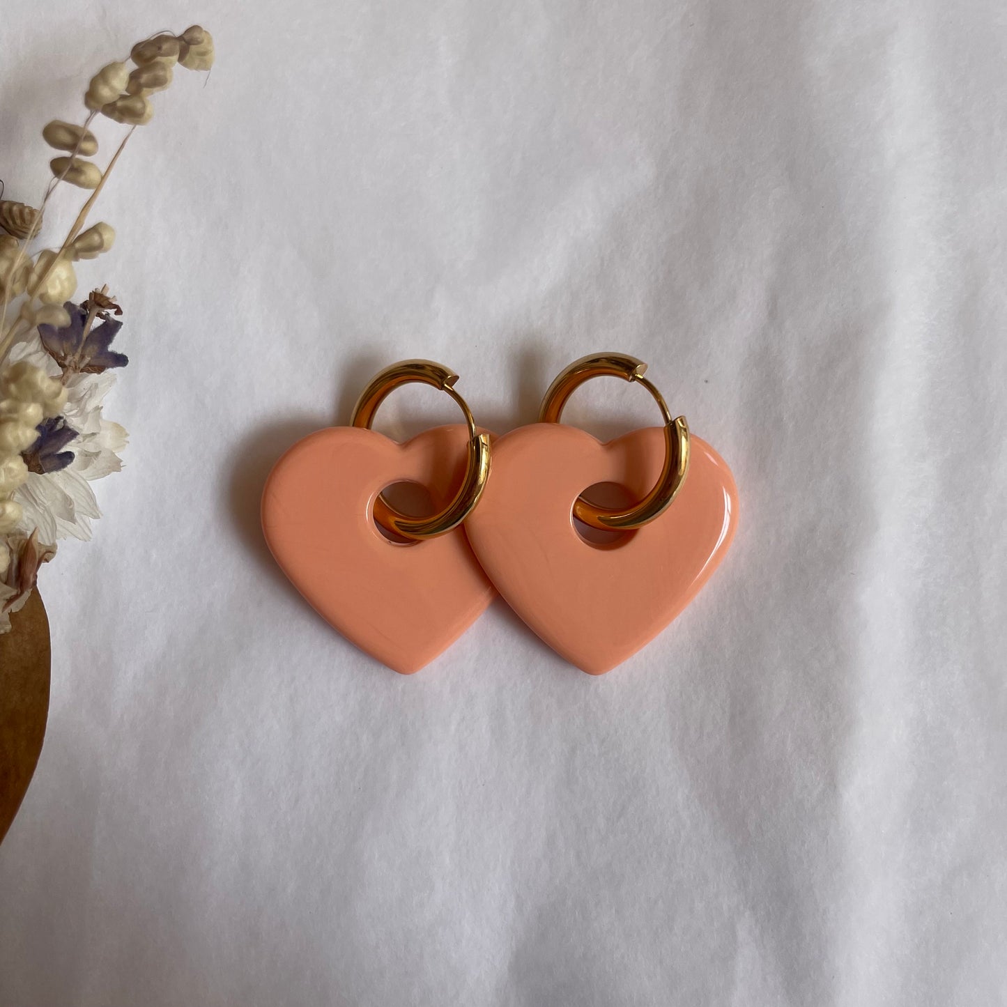 Boucles d’oreilles Rosa orange