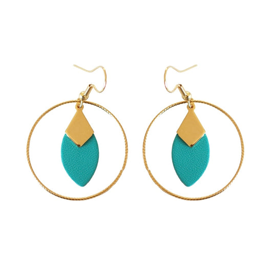 Boucles d’oreilles Lou Turquoise