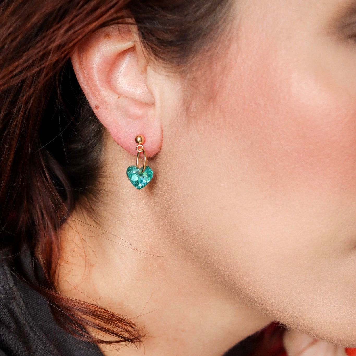 Boucles d’oreilles Lucie turquoise