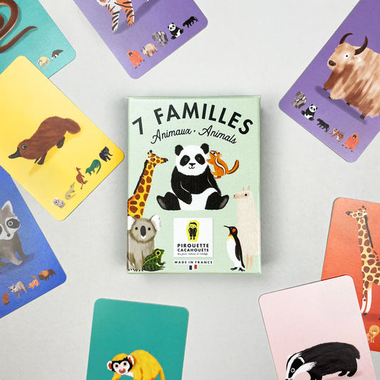 Jeu de 7 familles des animaux