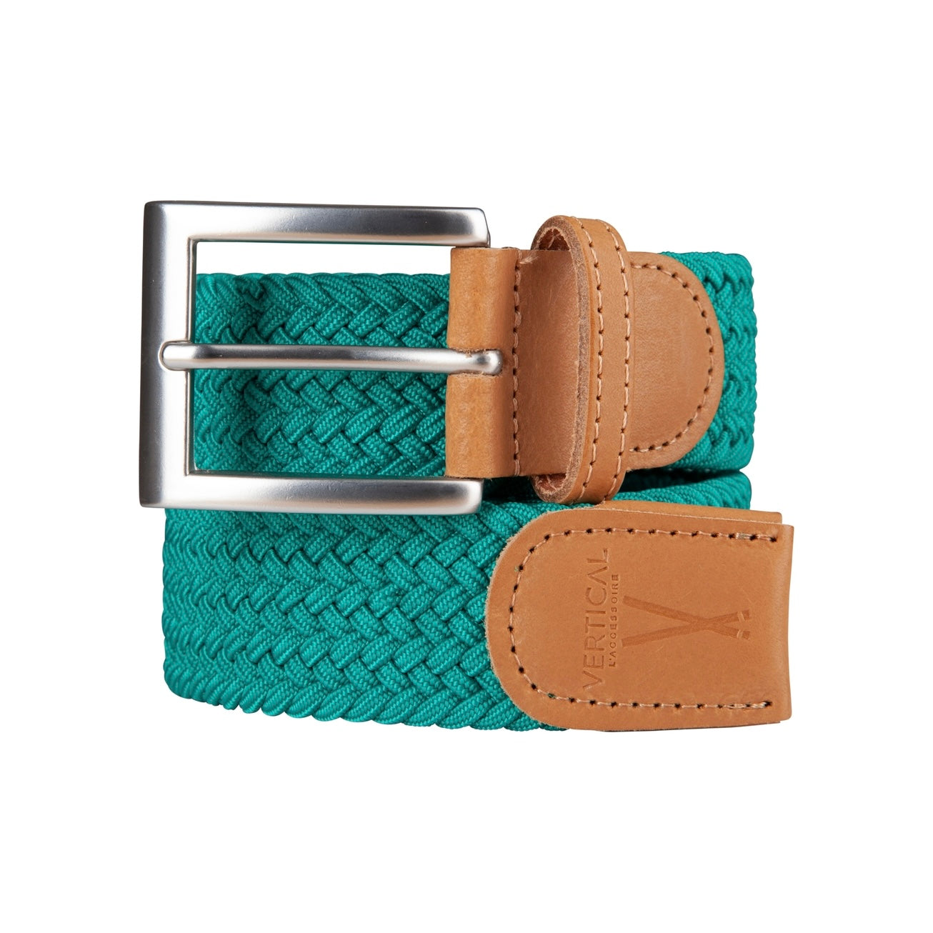 Ceinture tressée Verte