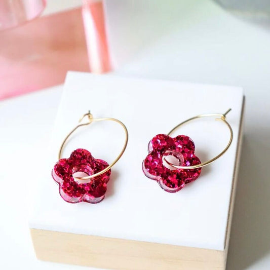 Boucles d’oreilles Isa Pink