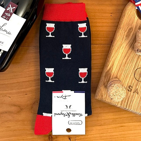 Chaussettes du rouge aux lèvres T41-45