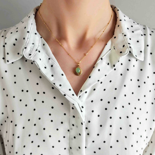 Collier L’Étincelante Aventurine