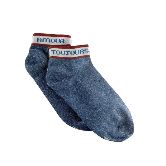 Socquettes amour toujours bleu T36-41