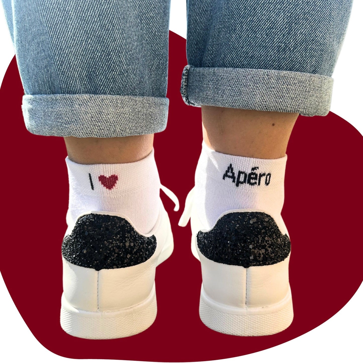 Chaussettes I ❤️ apéro 41/46