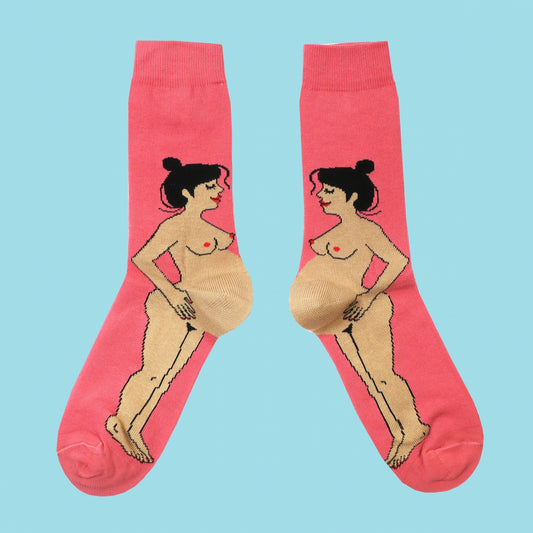 Chaussettes Femme enceinte métisse T35-44 - Do you speak français ?