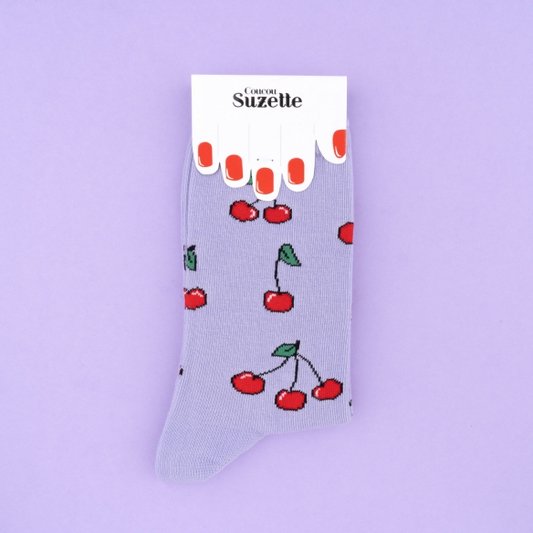 Chaussettes Cerises T35-44