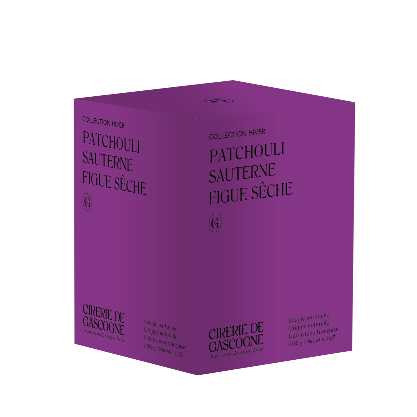 Bougie Patchouli - Sauterne - Figue sèche - Do you speak français ?