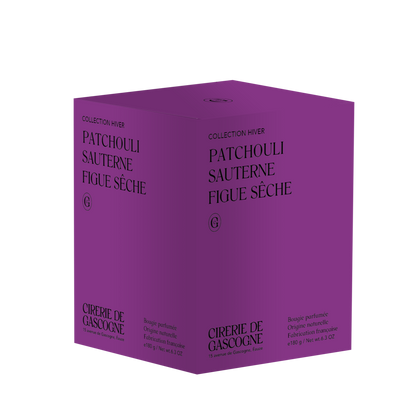 Bougie Patchouli - Sauterne - Figue sèche - Do you speak français ?